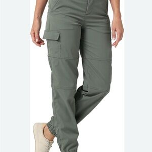 Columbia Green Track Pants Relaxed Fit Joggers